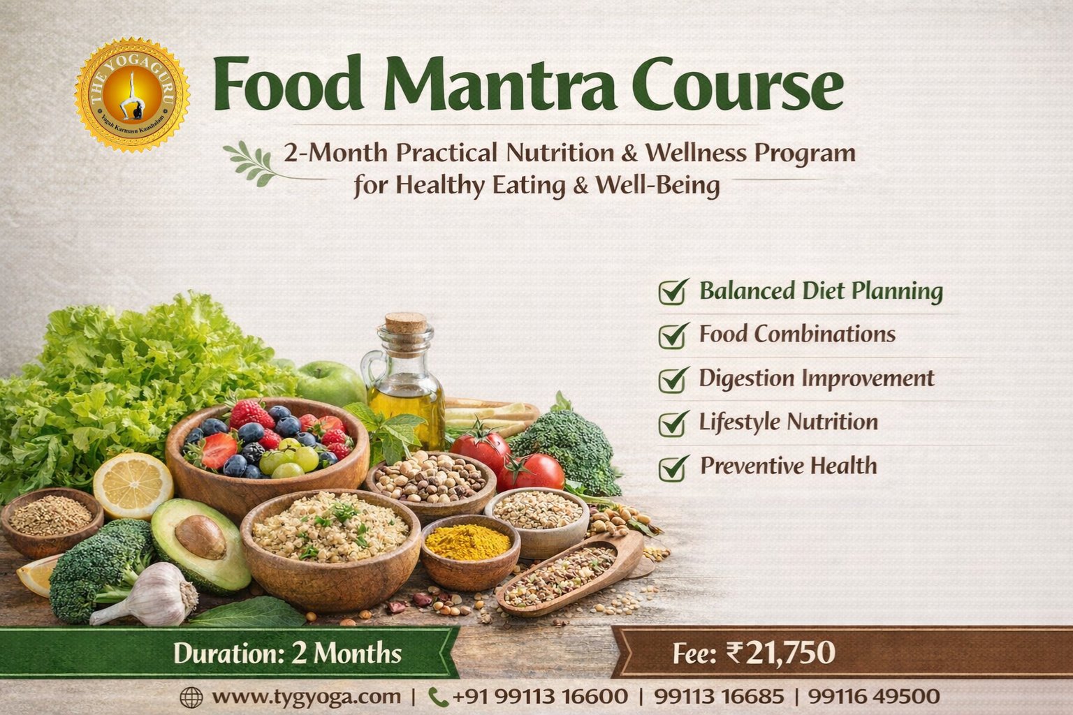 Food Mantra Course 